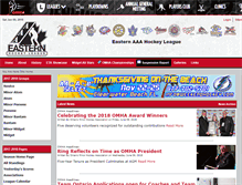 Tablet Screenshot of etahockey.com